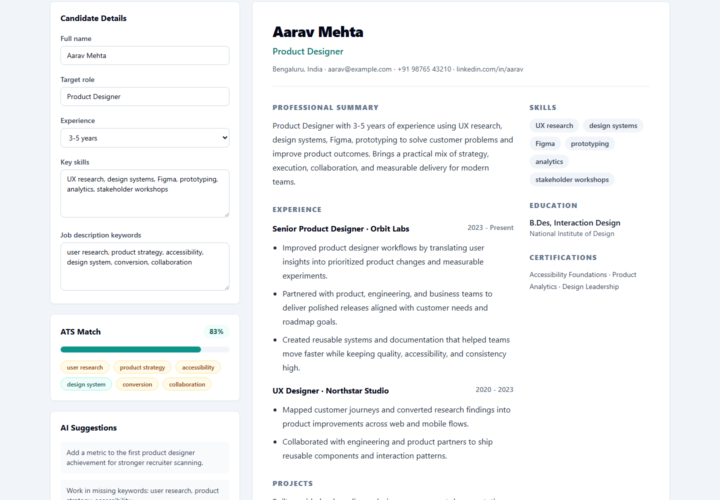 Mid page
